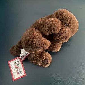Tiny chocolate lab puppy stuffed animal
